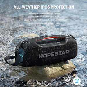Altavoz para Fiestas al Aire Libre de 100W, Impermeable IPX6, con Luces LED RGB, Inalámbrico V5.3, TF, AUX, Karaoke, Subwoofer Portátil con Micrófono - Product Image 4