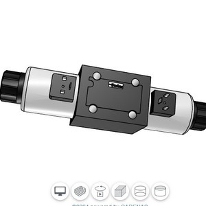 Vanne de commande directionnelle Parker D3W004CNJW, électrovanne hydraulique à deux voies - Product Image 2