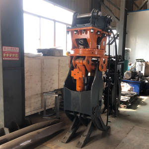 Popolare manuale Log Grapple per Mini escavatore legno Log idraulico <span class=keywords><strong>Grabber</strong></span> idraulico Log Grapple silvicoltura rotante di legno <span class=keywords><strong>Grabber</strong></span> - Product Image 3