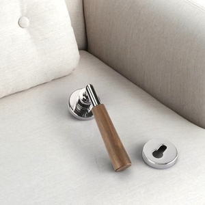 Magnetic silent door <b>handle</b> for interior wooden doors, household split door <b>lock</b> - Product Image 3
