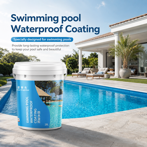 Revêtement <span class=keywords><strong>acrylique</strong></span> imperméable à haute adhérence, flexible, écologique et non toxique pour piscines naturelles - Product Image 2