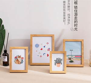 Đơn giản bằng gỗ khung ảnh hiển thị đứng 7 inch 5x6x10 A4 <span class=keywords><strong>12</strong></span> inch ảnh tường Hình ảnh khung cho tường treo - Product Image 5