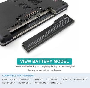 Batterie d'ordinateur portable Futurebatt pour les séries ProBook 640/645/650/655 G0/G1, réf. CA06/<span class=keywords><strong>CA06XL</strong></span>/HSTNN-DB4Y/LB4Z/LP4Z, origine Chine - Product Image 6
