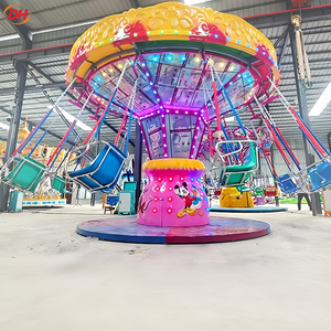 Carrusel de atracciones de feria a precio económico, 12 asientos, juegos de carnaval, columpio para niños, mini <span class=keywords><strong>silla</strong></span> voladora para parque infantil - Product Image 5