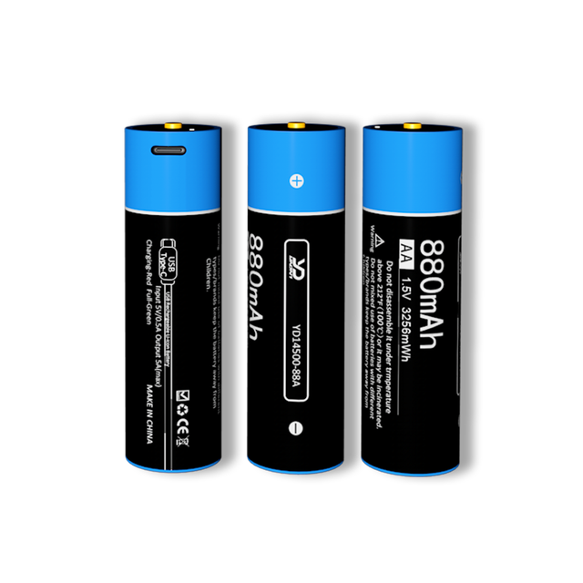 OEM 1.5V/3.7V AA Lithium Ion Rechargeable Battery for LED Lights Torch Light Headlamp Remote Control Power Tools
