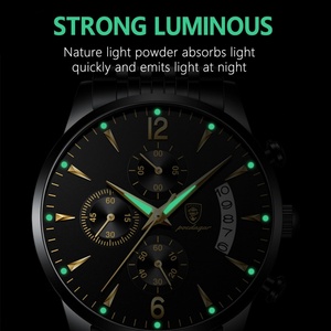 POEDAGAR New Fashion Men Watch Waterproof Luminous Date Sports Watches Quartz Man Wristwatch Male <b>Clock</b> +Box - Product Image 6