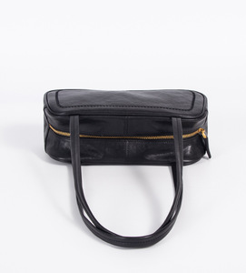 Bolso de Mano Estilo Retro Americano para Mujer, Bolso Boston de Cuero Vacuno con Correa de Hombro, Patrón con Efecto Rasgado, Bolso de Viaje Casual de Lujo - Product Image 5