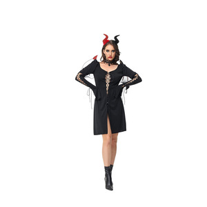 <span class=keywords><strong>Disfraz</strong></span> de Bruja <span class=keywords><strong>Sexy</strong></span> para Halloween 2026, <span class=keywords><strong>Disfraz</strong></span> de Diablo con Tiras, Cosplay para Mujer, Actuación en Escenario, Fiesta, Juego de Roles - Product Image 1