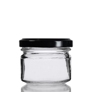 Mini pot <span class=keywords><strong>en</strong></span> <span class=keywords><strong>verre</strong></span> transparent de 30ml, verine <span class=keywords><strong>avec</strong></span> <span class=keywords><strong>couvercle</strong></span> torsadé - Product Image 5
