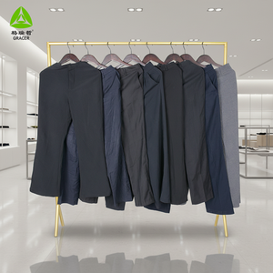Pantalones Formales de Mujer Gracer A08 de Segunda Mano, Corte Recto, Verano, Mezcla de Poliéster/Algodón, Varios Tamaños, Venta al Por Mayor - Product Image 1