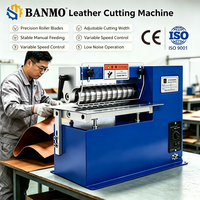 BANMO Nouvelle machine de découpe automatique de bandes de cuir, épaisseur 7 mm, haute précision, vitesse réglable pour l'industrie