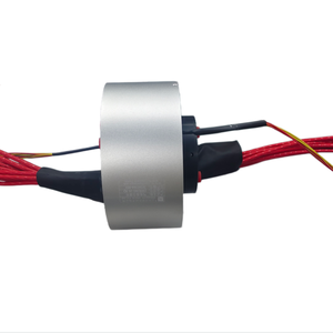 Anillo Colector Combinado Eléctrico y Neumático de <span class=keywords><strong>16</strong></span> Vías con Diámetro de 60 mm |   10x30A de potencia, 6x2A de señal, <span class=keywords><strong>3x</strong></span> aire para maquinaria de carpintería - Product Image 5