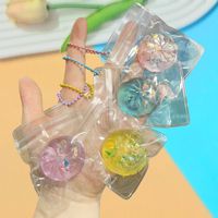 Porte-clés lumineux en forme de boulette, cadeau promotionnel, mini breloque de sac mignonne, jouet anti-stress doux en forme de dessin animé, porte-clés boulette