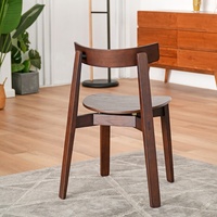 MEUBLES Meubles de salon Chaise de salle à manger Chaise en bois à dossier haut Chaise en bois de style chinois Chaise de restaurant design