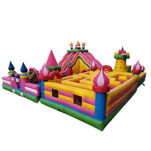 Parque de Atracciones personalizado, centro comercial, Castillo de salto, <span class=keywords><strong>casa</strong></span> de rebote, gorila inflable con laberinto para niños y adultos, PVC - Product Image 3