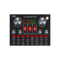 Carte son V8K Live BP1048B2 DSP Mixeur OTG sans perte Double micro 500mAh pour Bluetooth 5.0 Téléphone PC Streaming/Podcast/Karaoké OEM ODM
