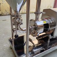 Homogénéisateur en ligne à cisaillement élevé avec pompe mélangeuse émulsifiante de 50 L pour dispersion de liquides et de poudres chimiques, à économie d'énergie