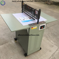 Machine à découper le tissu en zigzag, ciseaux guillotine, machine à découper les échantillons de tissu, machine à découper le tissu à couteau droit