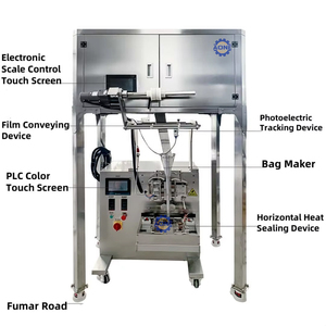 Three Side Seal/Back Fully Automatic Granule Filling Packaging Machine High Packing Speed CE Certified for <b>Small</b> Business Use - Product Image 4