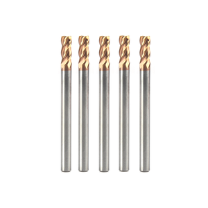 Chất lượng cao hrc55 End Mill 1/2/3/4mm dia. tungsten carbide 4 sáo vuông endmill Máy cắt cho thép khác nhau và thép không gỉ - Product Image 1