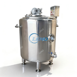 Cuve de mélange et de fusion en acier inoxydable avec agitateur à pales et chemise vapeur, <span class=keywords><strong>thermomètre</strong></span> intégré, pour chocolat et beurre, 100L 200L 300L - Product Image 2