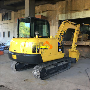 Mini-excavatrice sur chenilles Komatsu PC56-7 d'occasion avec moteur et boîte de vitesses à vendre en Chine - Product Image 4