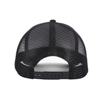 Gorra de béisbol de lujo de 5 paneles de gamuza y malla con logo bordado personalizado, estilo camionero, para ropa urbana