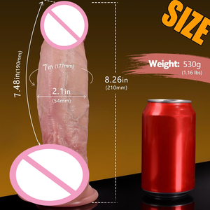 Dildo realistici in silicone, sex toy dildo a mani libere, design realistico a forma di pene maschile <span class=keywords><strong>con</strong></span> ventosa potente, sex toys per adulti per donne - Product Image 2