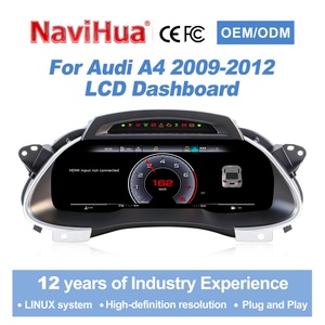 NaviHua 12.3 Inch Ghost Screen <b>for</b> Audi A4 2009 2012 <b>Car</b> LCD Dashboard Panel Digital Cluster Instrument <b>Speedometer</b> New Upgrade - Product Image 4