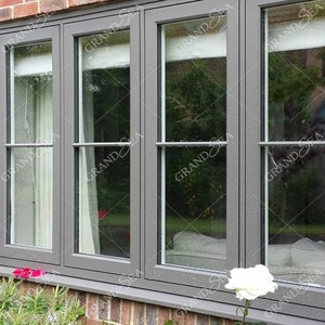 Fenêtres modernes de luxe en aluminium et PVC, double vitrage, pour balcon, style <span class=keywords><strong>baie</strong></span>, grandes fenêtres à battants pour la maison - Product Image 5