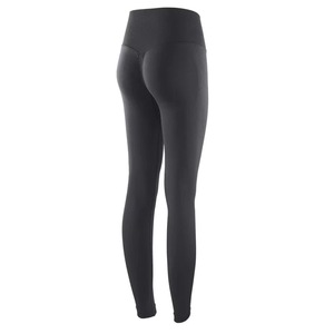 Pantalon <span class=keywords><strong>de</strong></span> yoga pour femme Scuba Lulu ODM, automne-hiver, sport, cyclisme, séchage rapide, taille haute, ajusté, couleur unie, mélange <span class=keywords><strong>de</strong></span> nylon - Product Image 5