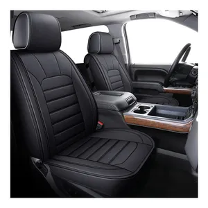 Protector de asiento de coche impermeable, conjunto completo Original de fundas personalizadas de cuero, para GMC Sierra 2023-2007, gran oferta, 2022