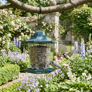 Comedero para Colibríes Transparente de Plástico para Colgar en Exteriores, Venta al por Mayor de Fábrica, Comedero para Pájaros - Product Image 4