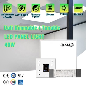 Tunable 40W Dali DT8 <span class=keywords><strong>Panel</strong></span> de luz <span class=keywords><strong>LED</strong></span> regulable 600 600 2x2 Receso 60x60 <span class=keywords><strong>Led</strong></span> Techo Luz comercial - Product Image 5