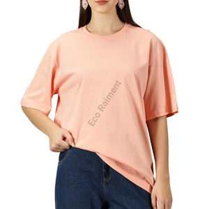 Camiseta de Manga Corta con Cuello Redondo para Mujer, Corte Regular, Algodón y Elastano, Color Sólido, Secado Rápido, Transpirable, Venta al por Mayor B2B, Personalizable - Product Image 6