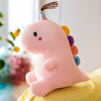 Peluche en peluche en forme de dinosaure, jouet en peluche, licorne, dinosaure mignon, poupée de dessin animé pour enfants, coussin cadeau, vente en gros