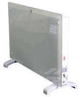 Duvara Monte Günlük ve Haftalık Programlama Seçenekleri Taşınabilir Isıtıcı M060P 600 W X Şekilli Isıtma Elemanı Konveksiyon Cam Panel Isıtıcı