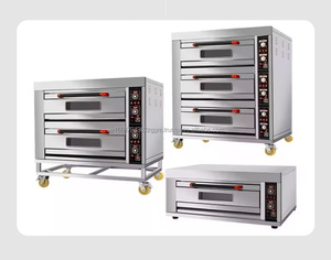 Equipo de horno de panadería eléctrico 1 cubierta 2 cubierta 3 cubierta pastel pan Pizza horno para uso comercial - Product Image 1