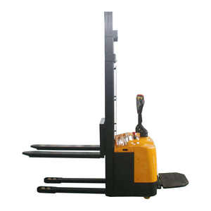 Tam Elektrikli İstifleyici Güçlü Ayakta Çalışma Tipi <span class=keywords><strong>Forklift</strong></span> Taşınabilir <span class=keywords><strong>Forklift</strong></span> 1.5 <span class=keywords><strong>Ton</strong></span> Hidrolik Elektrikli Palet Kaldırıcı - Product Image 1