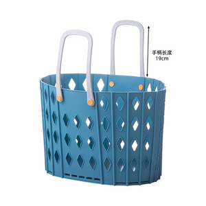 Wholesale Huaxiang Brand Large Wall-Mounted Foldable PP Laundry <strong>Basket</strong> Handles <strong>Hanging</strong> Design Blue/<strong>Grey</strong>/Beige Storage - Product Image 3