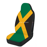 Housses de siège de voiture à motif drapeau de Sainte-Kitts-et-Névis, housses de siège tendance pour l'intérieur des voitures, ajustement universel pour la plupart des voitures, berlines, camions, SUV