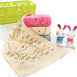 Serviettes en microfibre Jin Ao pour enfants 25x50 cm, imprimé dessin animé, pour la maternelle - Product Image 4