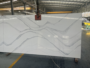 Loseta de Cuarzo Artificial Calacatta Blanco, Gran Formato, Pulida, para Encimera de Cocina Moderna, 3200*1600mm, 20mm de Grosor, Garantía de por Vida - Product Image 4
