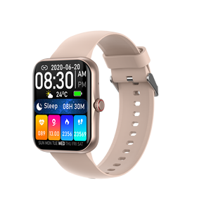 Magnetic Charging <strong>Smartwatch</strong> <strong>with</strong> Leather Strap and Metal Case Call Reminder and Calendar <strong>Function</strong> for Business Casual Wear - Product Image 1