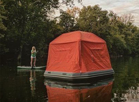 Tente gonflable pour bateau de camping