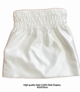Tela de Algodón Calico Europeo <span class=keywords><strong>Blanco</strong></span> <span class=keywords><strong>Satinado</strong></span> para Forro de Ataúd, Venta al por Mayor - Product Image 3