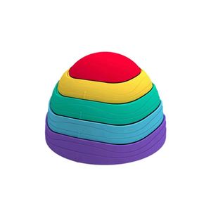 Jouets sensoriels d'extérieur antidérapants pour tout-petits : Jeu d'obstacles pour développer la confiance et la coordination, Pierres d'équilibre, Demi-balles pour enfants - Product Image 1