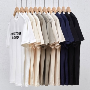 Ropa de calle para hombre fabricante 280 Gsm suave Dtg estampado logotipo personalizado blanco de gran tamaño pesado 100% algodón camiseta - Product Image 2