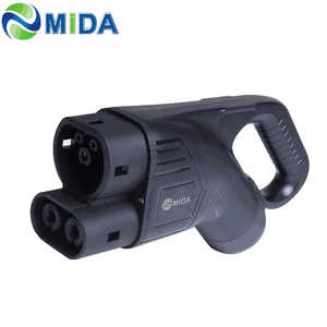 Conector de <span class=keywords><strong>Carga</strong></span> Rápida CCS2 de 200A para Vehículos Eléctricos, <span class=keywords><strong>Tipo</strong></span> <span class=keywords><strong>2</strong></span>, con <span class=keywords><strong>Cable</strong></span> de 5 Metros - Product Image 2