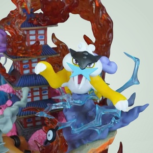 Adornos de Pokémon con Forma de Huevo, Rey Fénix, Tres Bestias Sagradas, Lei Gong Shui Jun, Modelo Hecho a Mano de Dibujos Animados - Product Image 4